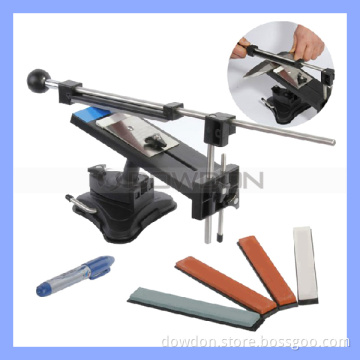 Fix-Angle Knife Sharpener Professional Kitchen Sharpening System with 4 Stones (sharpener-01)
